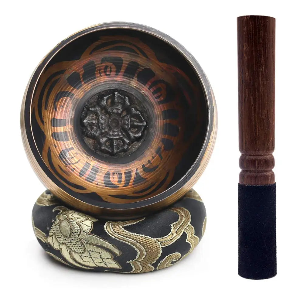 Tibetan Singing Bowl Set for Meditation & Healing